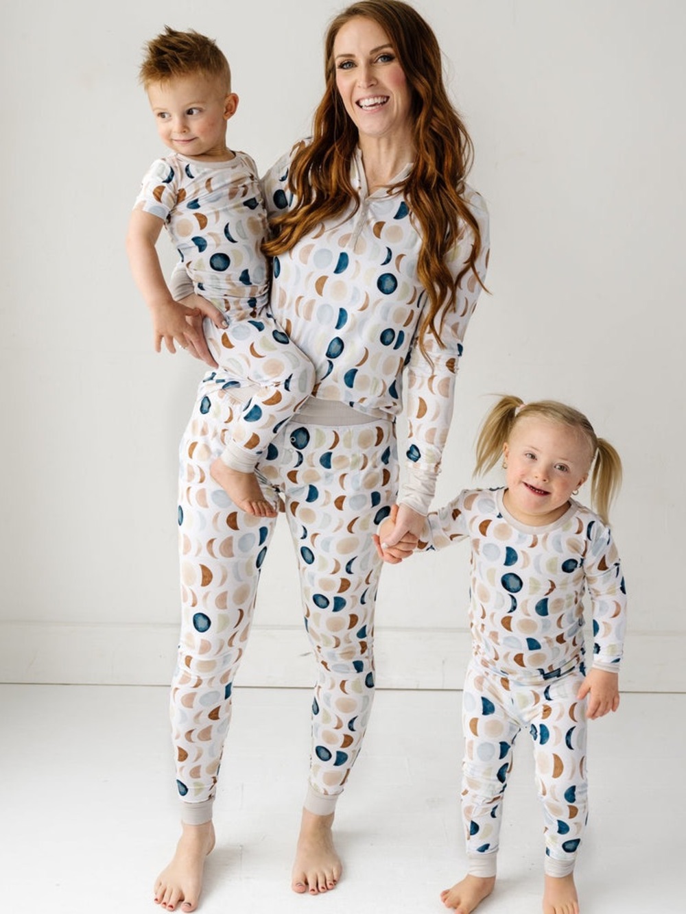 Little Sleepies Women’s Pajama SET Luna Neutral Pajamas Long Sleeve Top